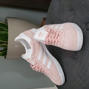Pink Adidas Gazelle Sneakers